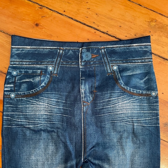 Thermal Jean Styled Leggings - Picture 2 of 4